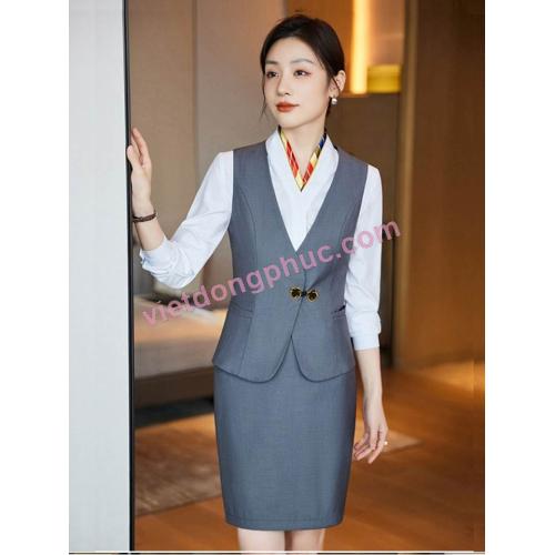 Đồng phục áo gile Nữ 57 Đồng phục áo gile Nữ 57